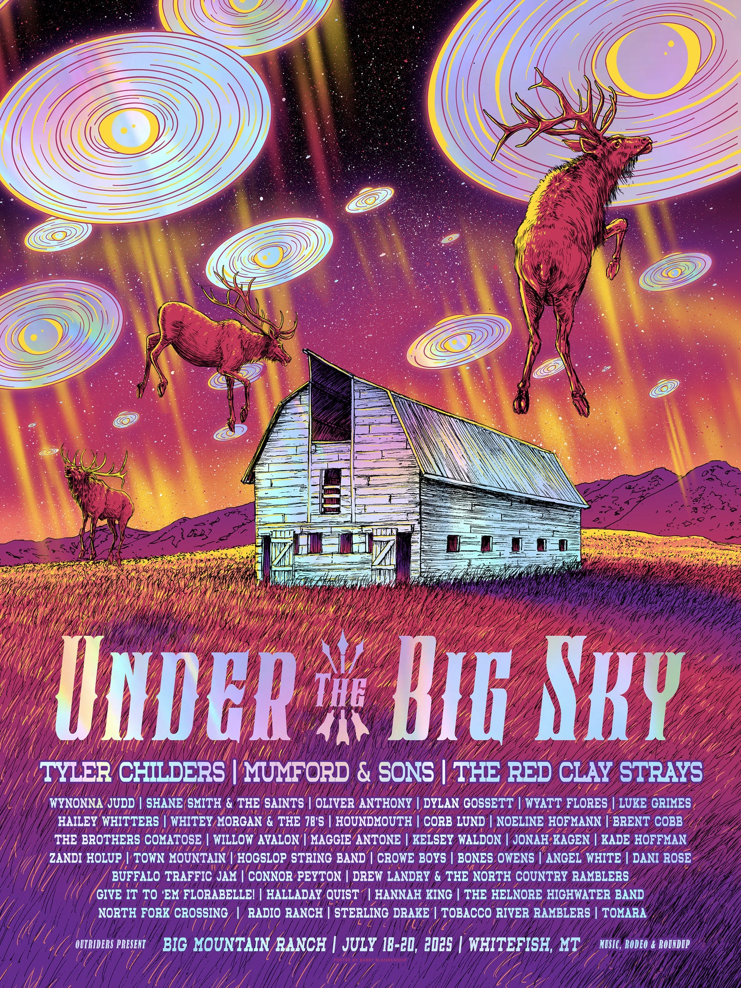 2025 Under the Big Sky Event Poster *Holographic*