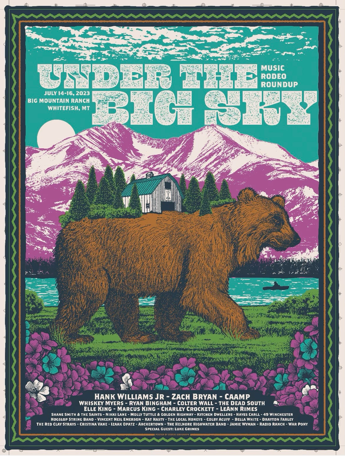 Under the Big Sky 2025 Event Poster Shop Under The Big Sky Fest