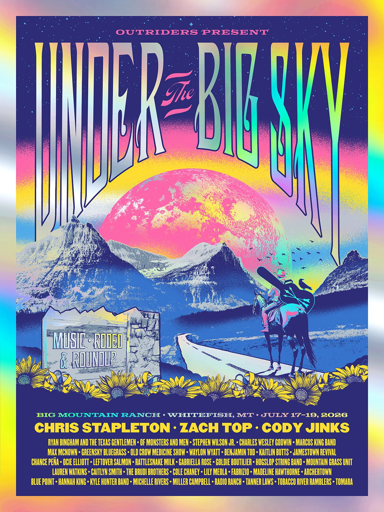 2026 Under the Big Sky Event Poster *PRE-ORDER*