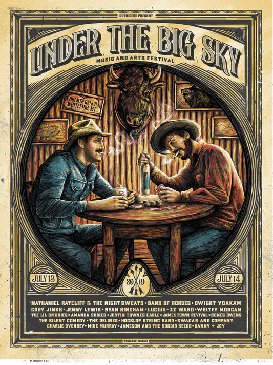 Under the Big Sky 2019 Event Poster